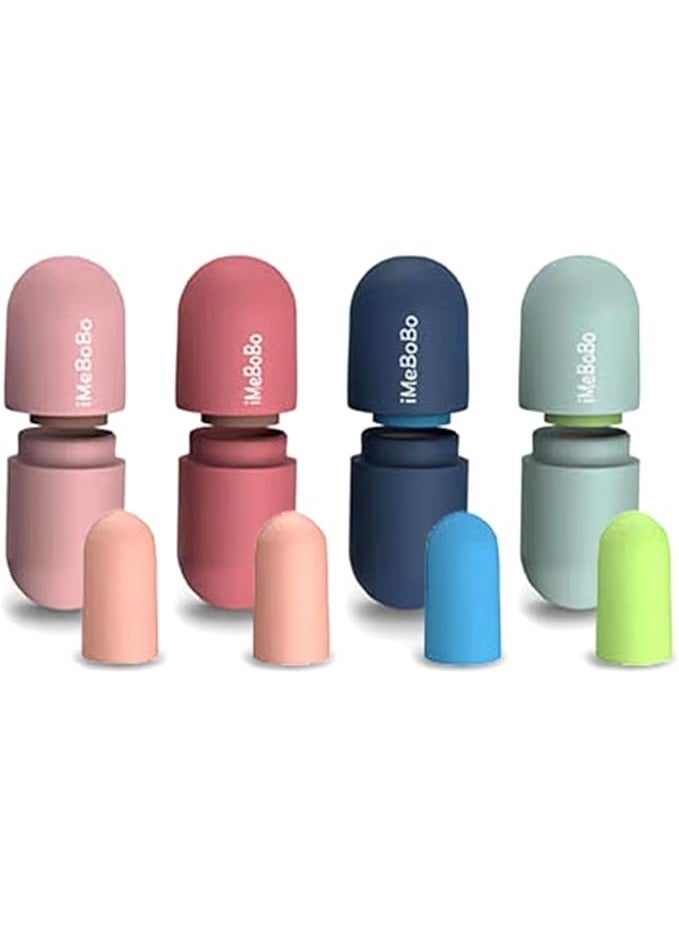 سدادات أذن صغيرة ملونة - سدادات أذن عازلة للصوت للنوم - ناعمة ومريحة وخفيفة الوزن وبطيئة الارتداد - Image 5